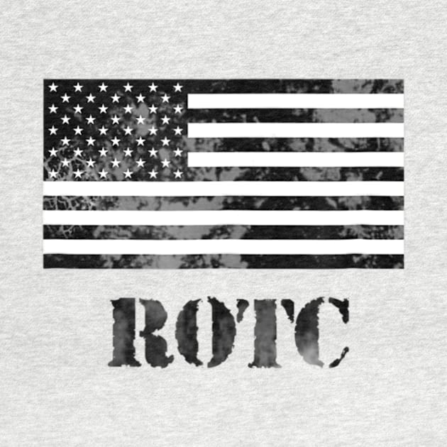 Military Rotc Faded Veteran Flag by StuSpenceart